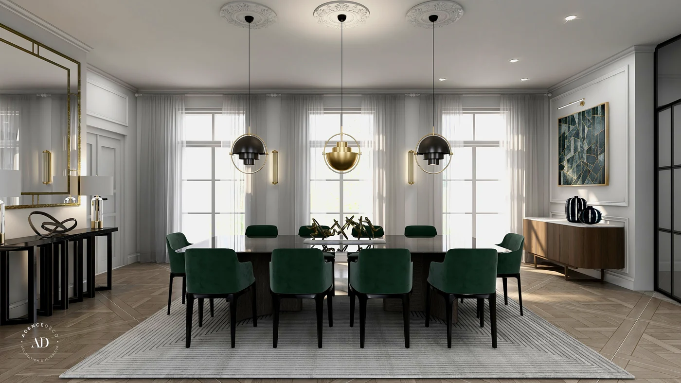 Salle à manger 38m2 — Chambourcy