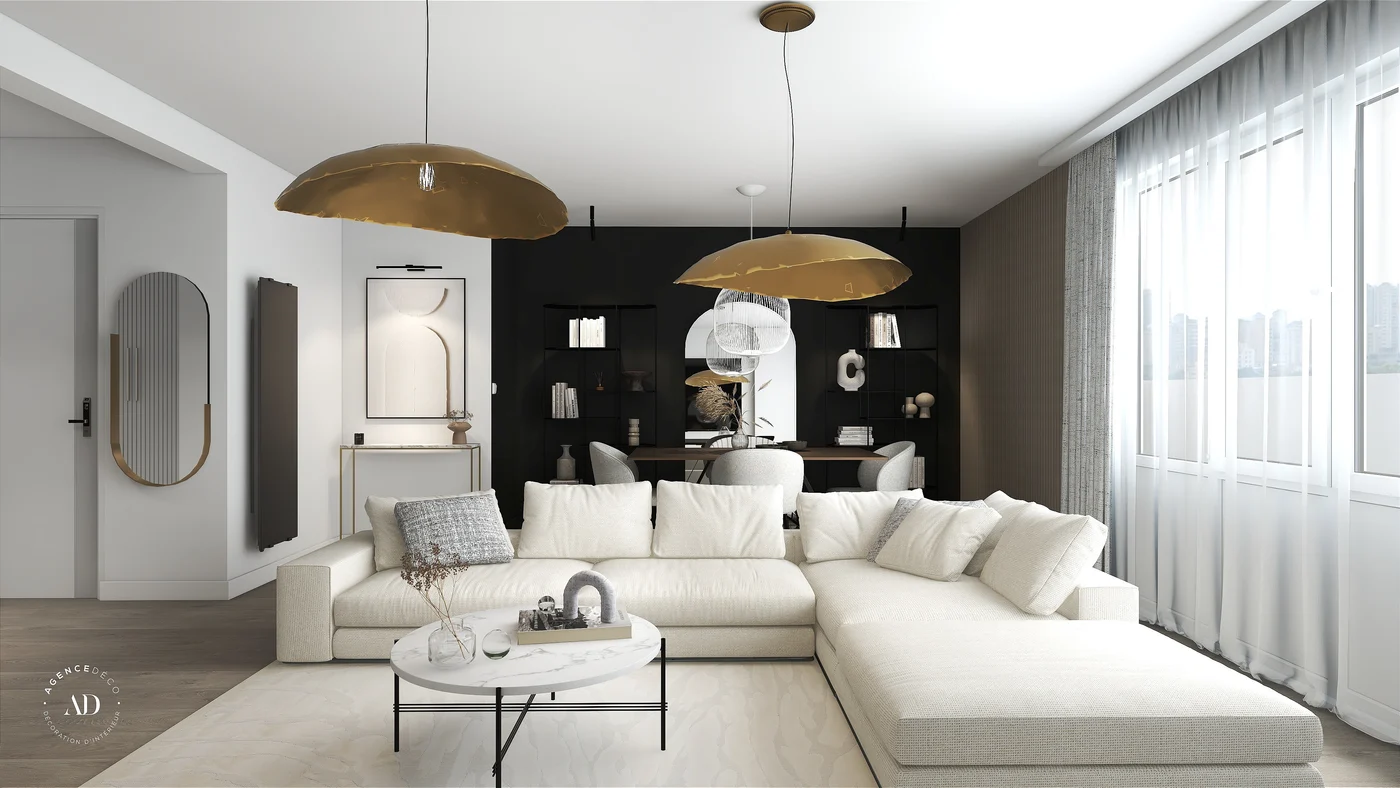 Séjour / Cuisine 60m2 — Courbevoie