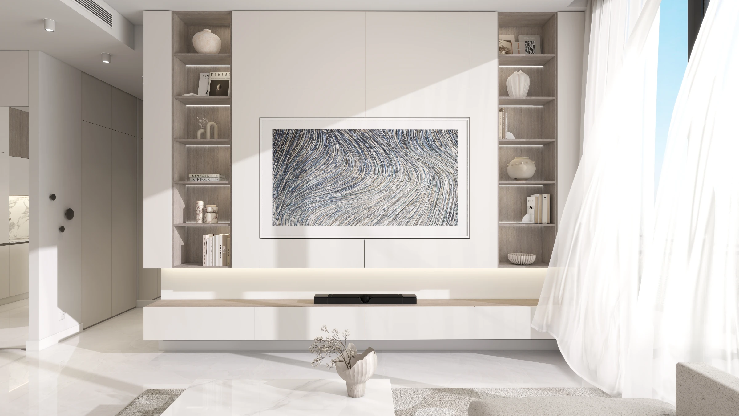 Berkeley Square — Meuble TV sur mesure